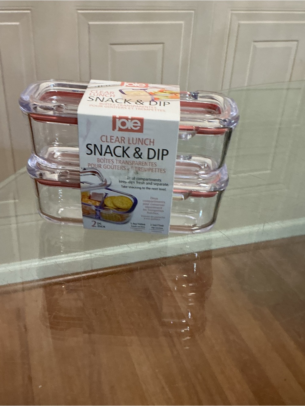 M- Brand New Joie set of  2 Meal Seal Containers.. clear